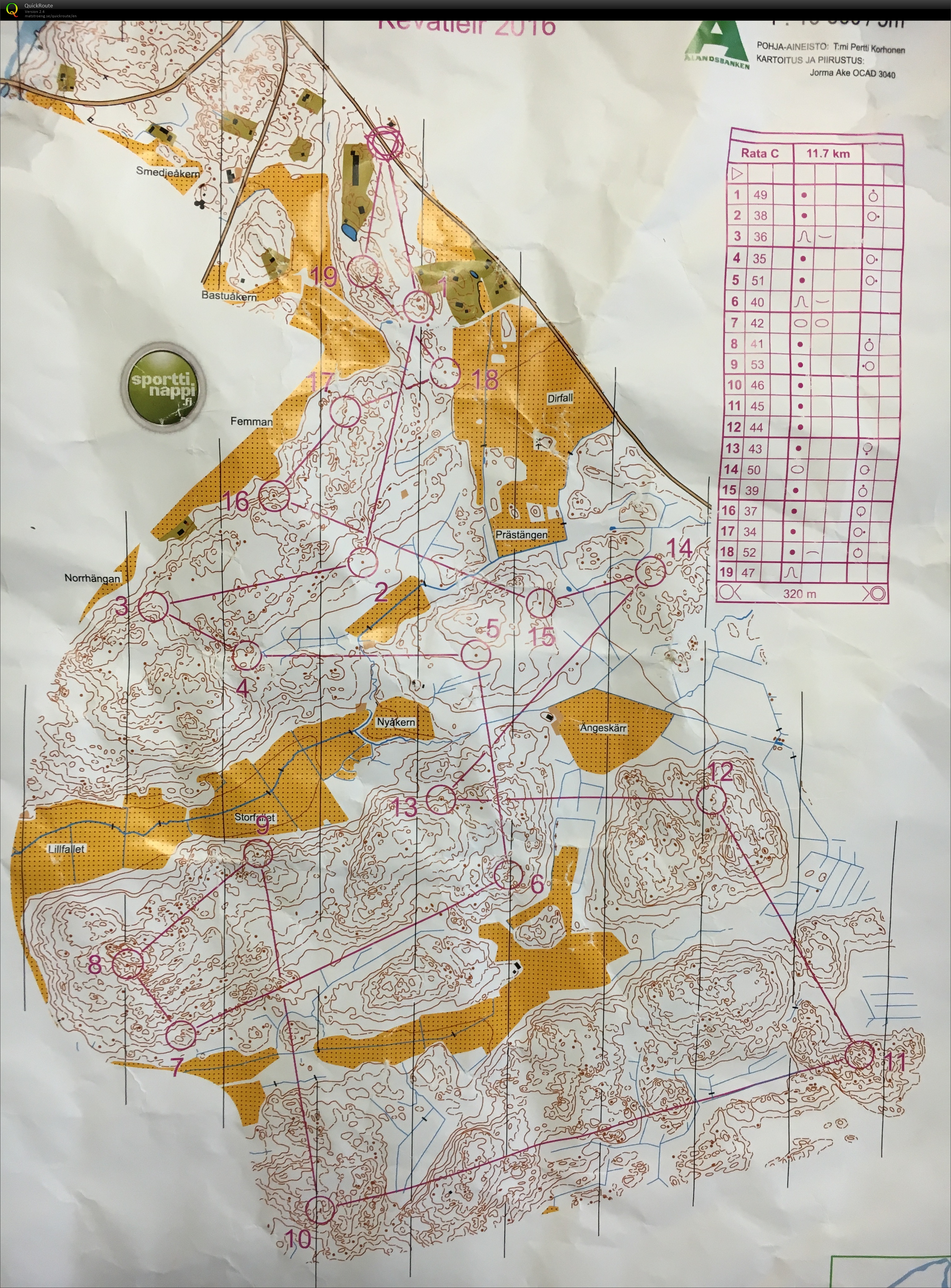 Training camp TP Courbes de niveaux (07.04.2016)