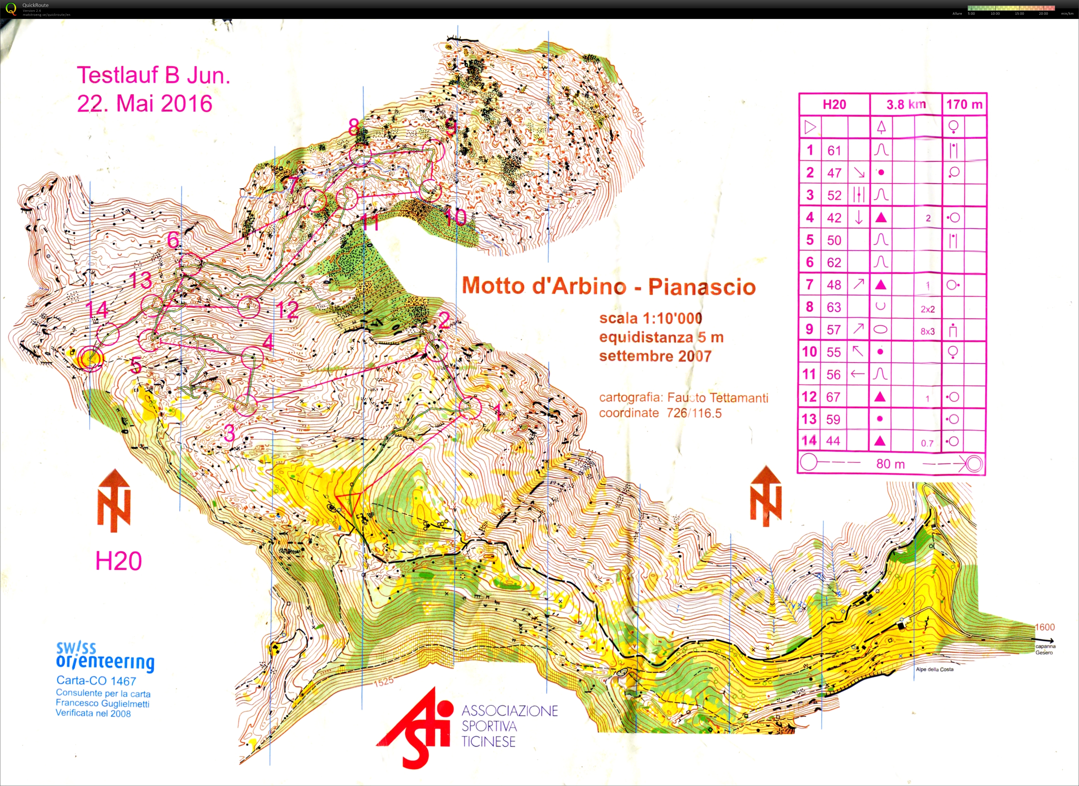 Testlauf Junioren Middle (22.05.2016)