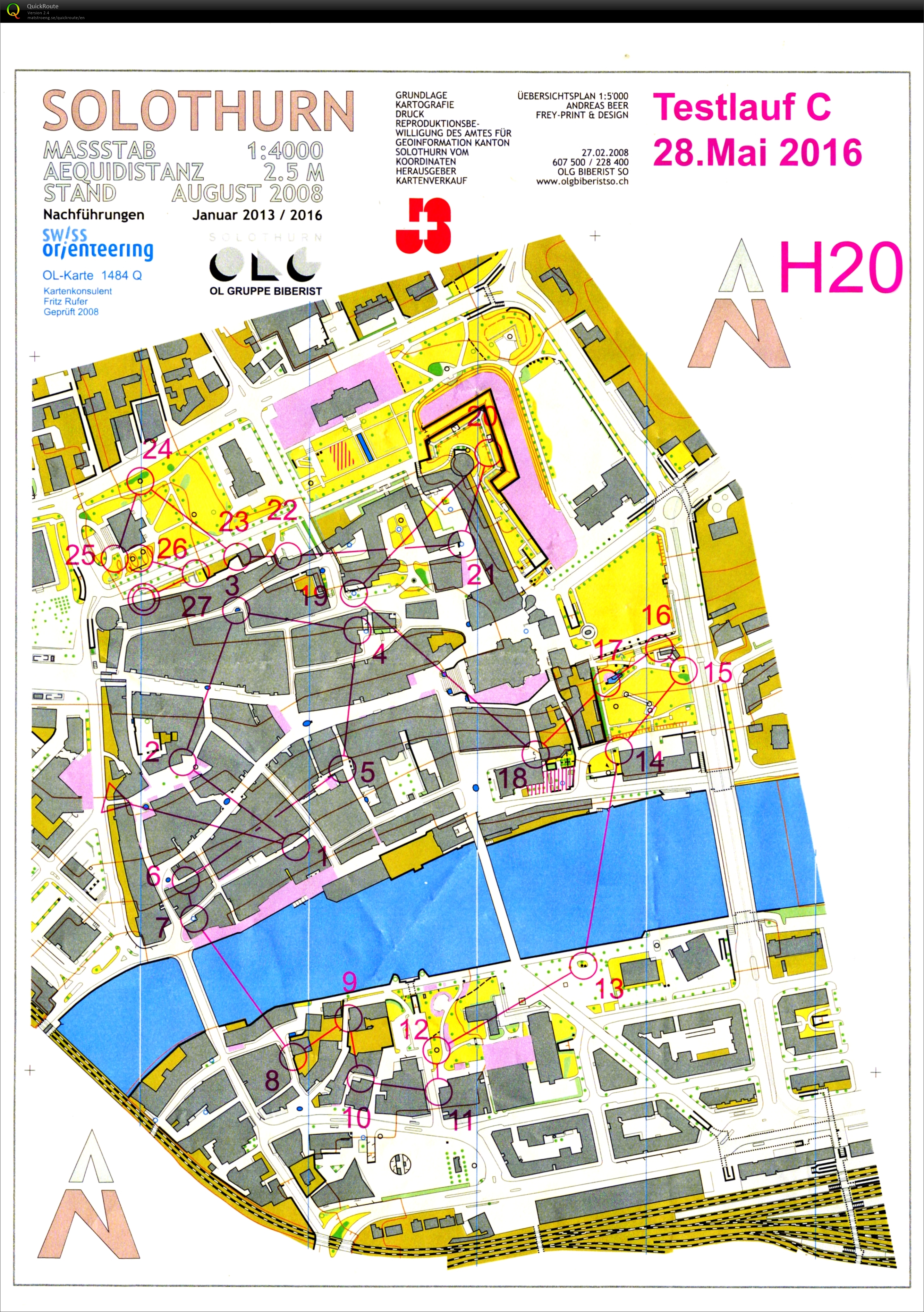 Testlauf JWOC Sprint (28.05.2016)