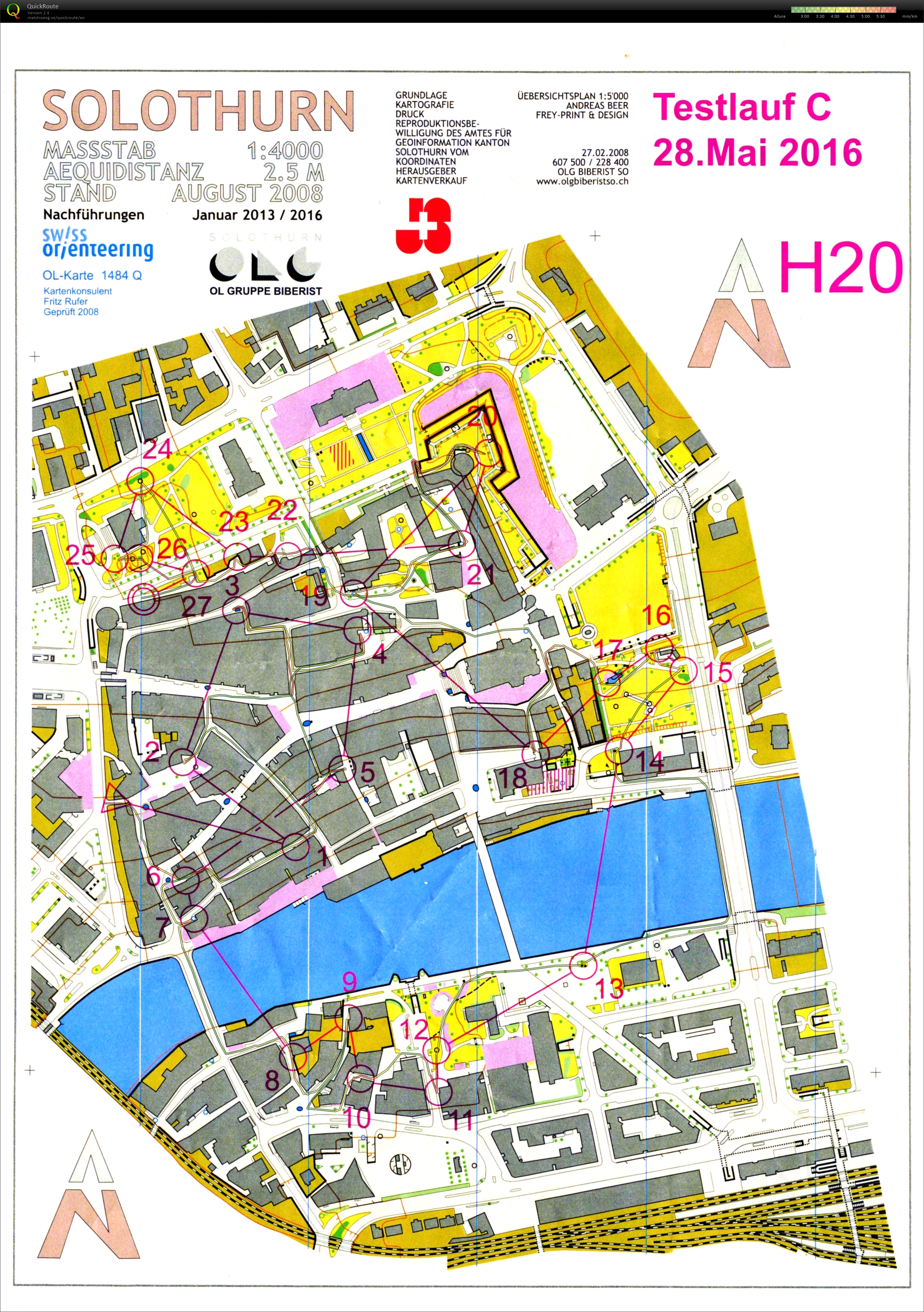 Testlauf JWOC Sprint (28.05.2016)
