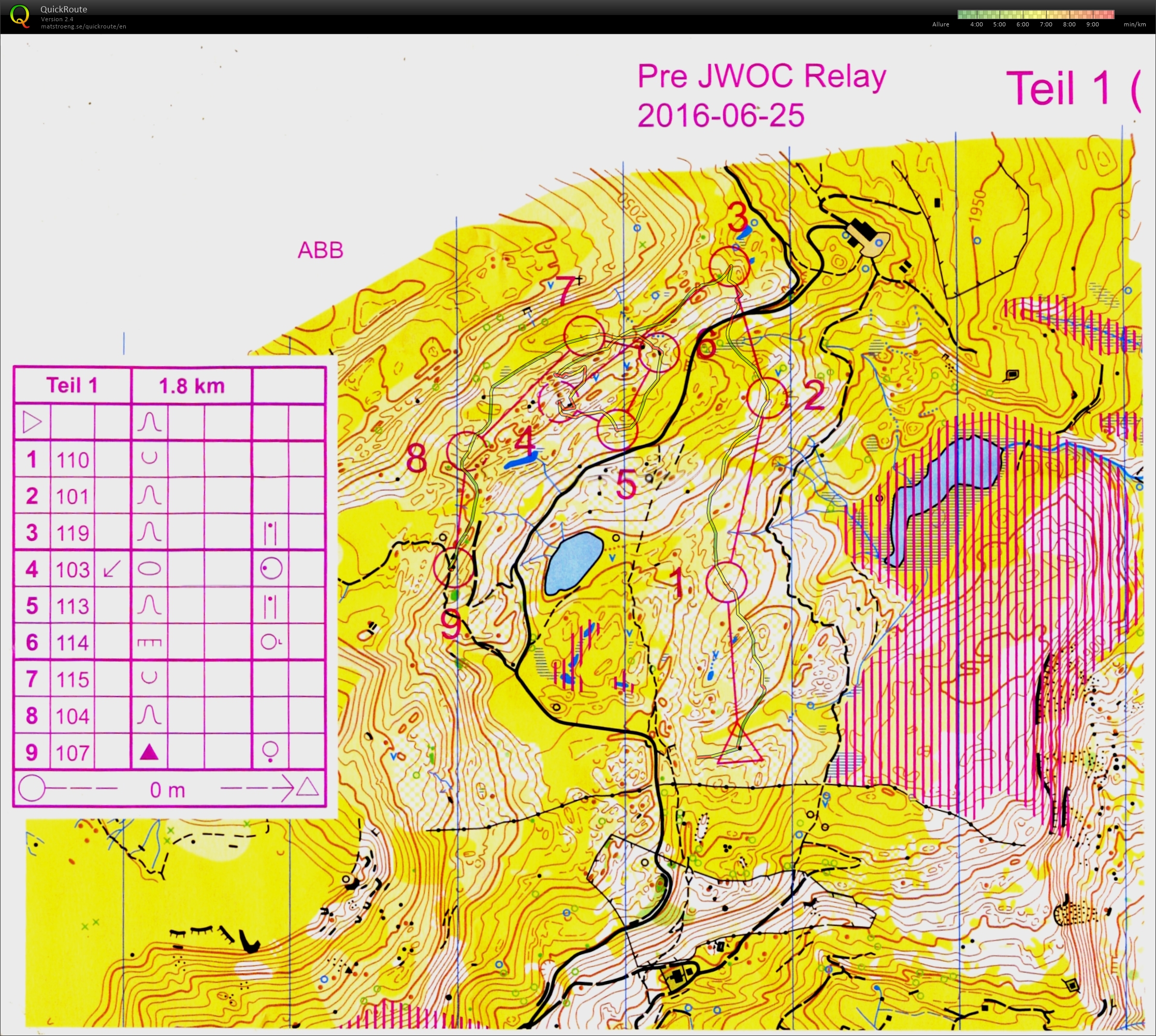Relay part1 JWOC Vorbereitung (25.06.2016)