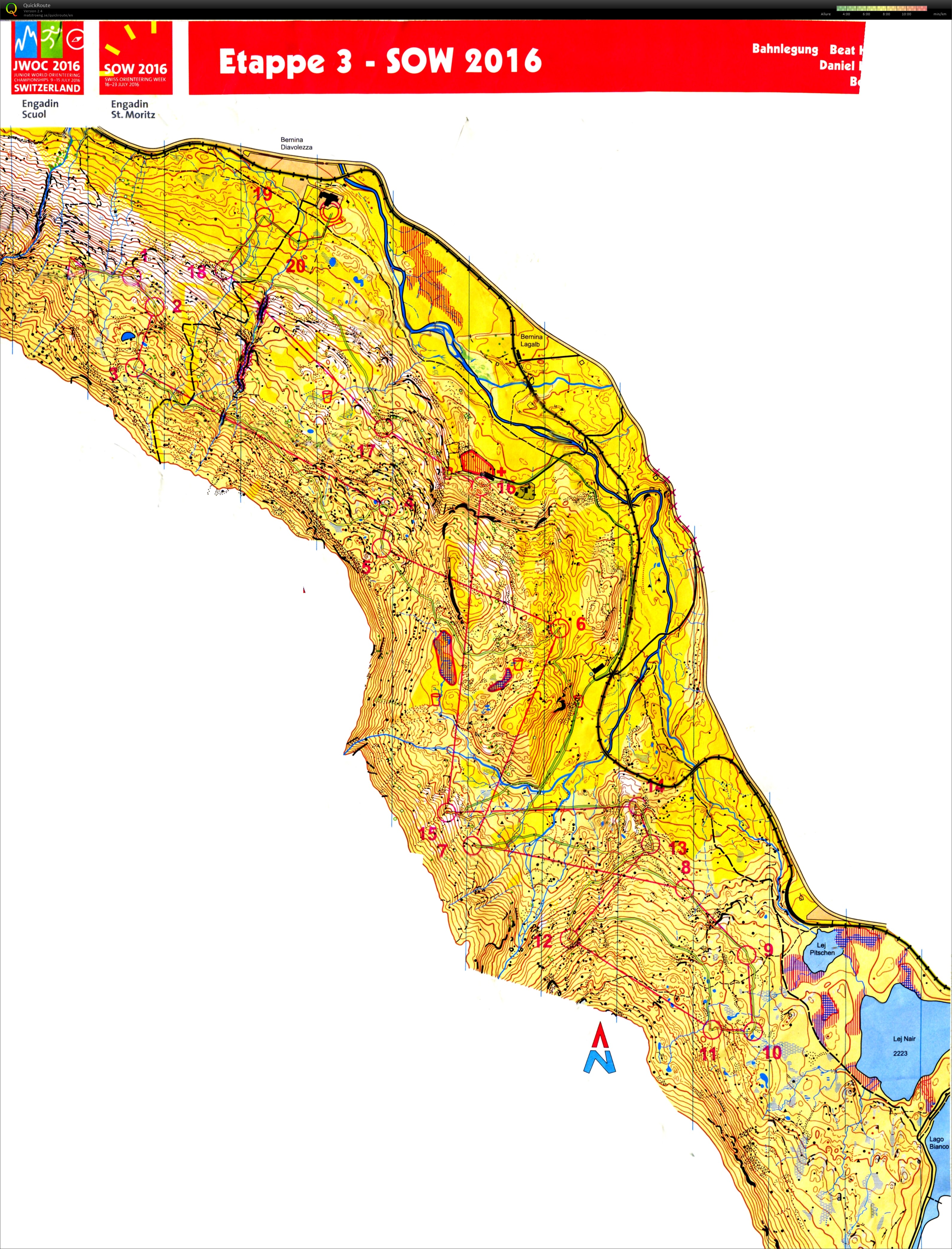 Swiss O Week 2016 Etappe 3 (19.07.2016)