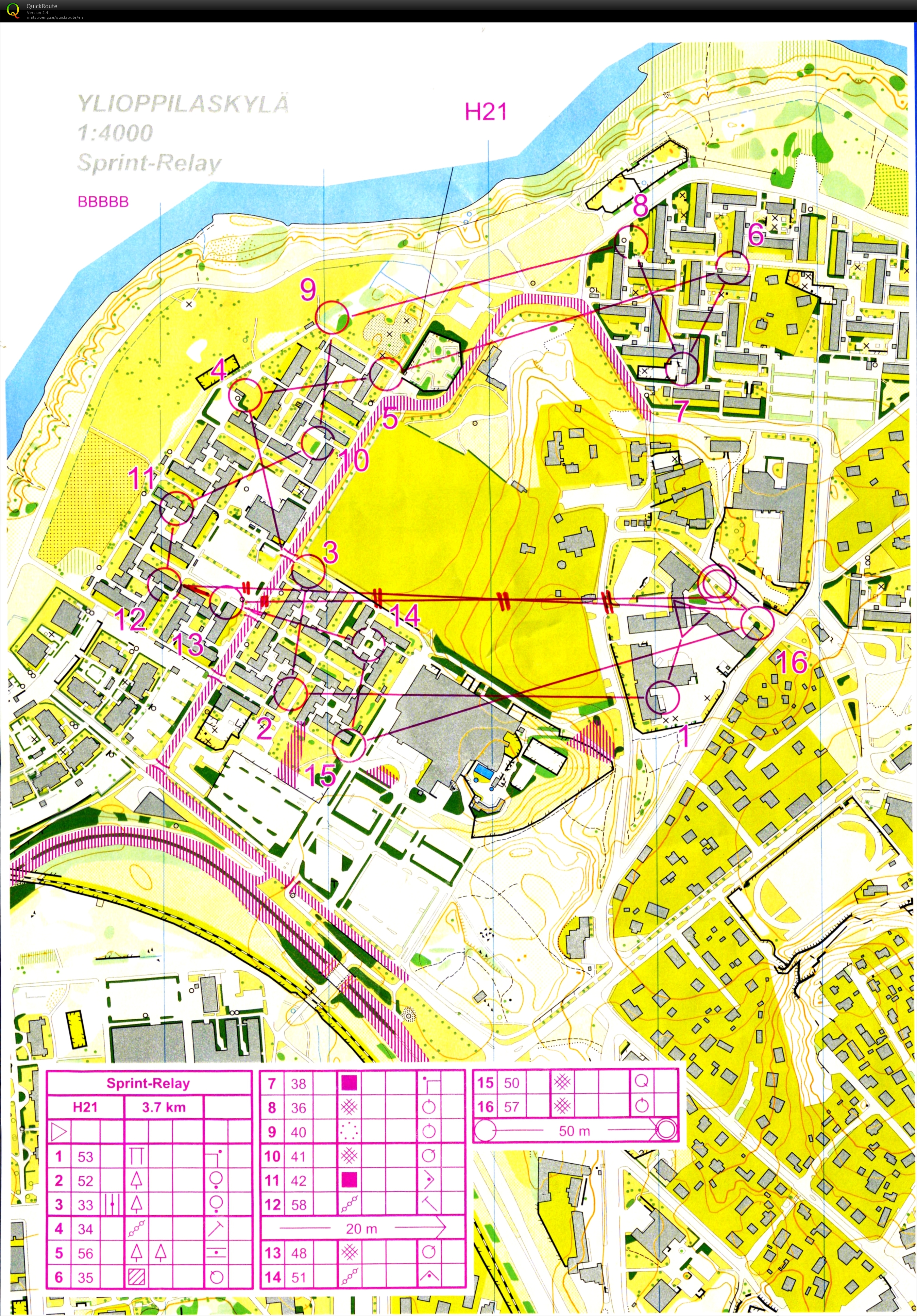 TL JWOC 2017 T10 Sprint relay (05.08.2016)