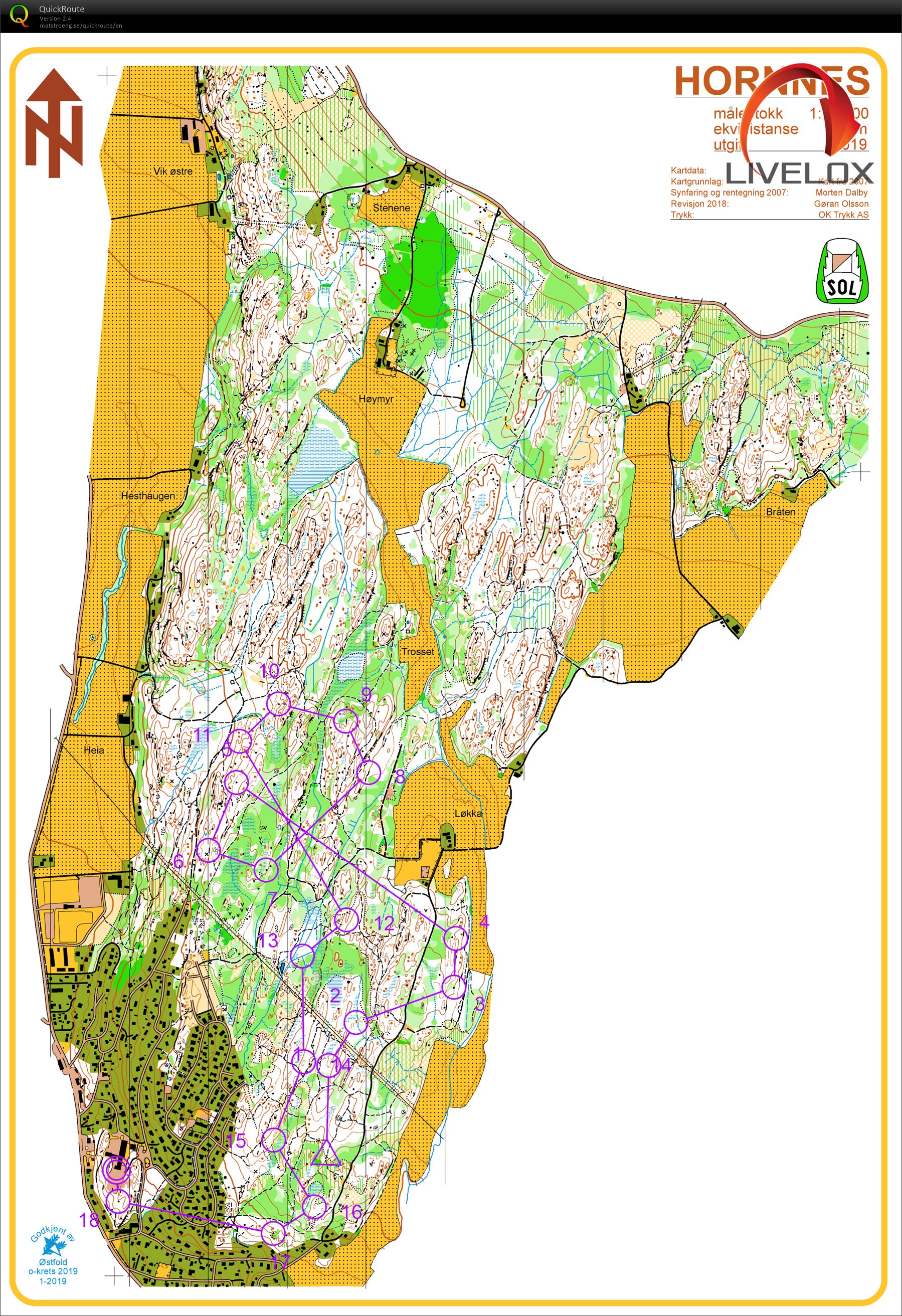Norwegian Sprint middle (06.04.2019)