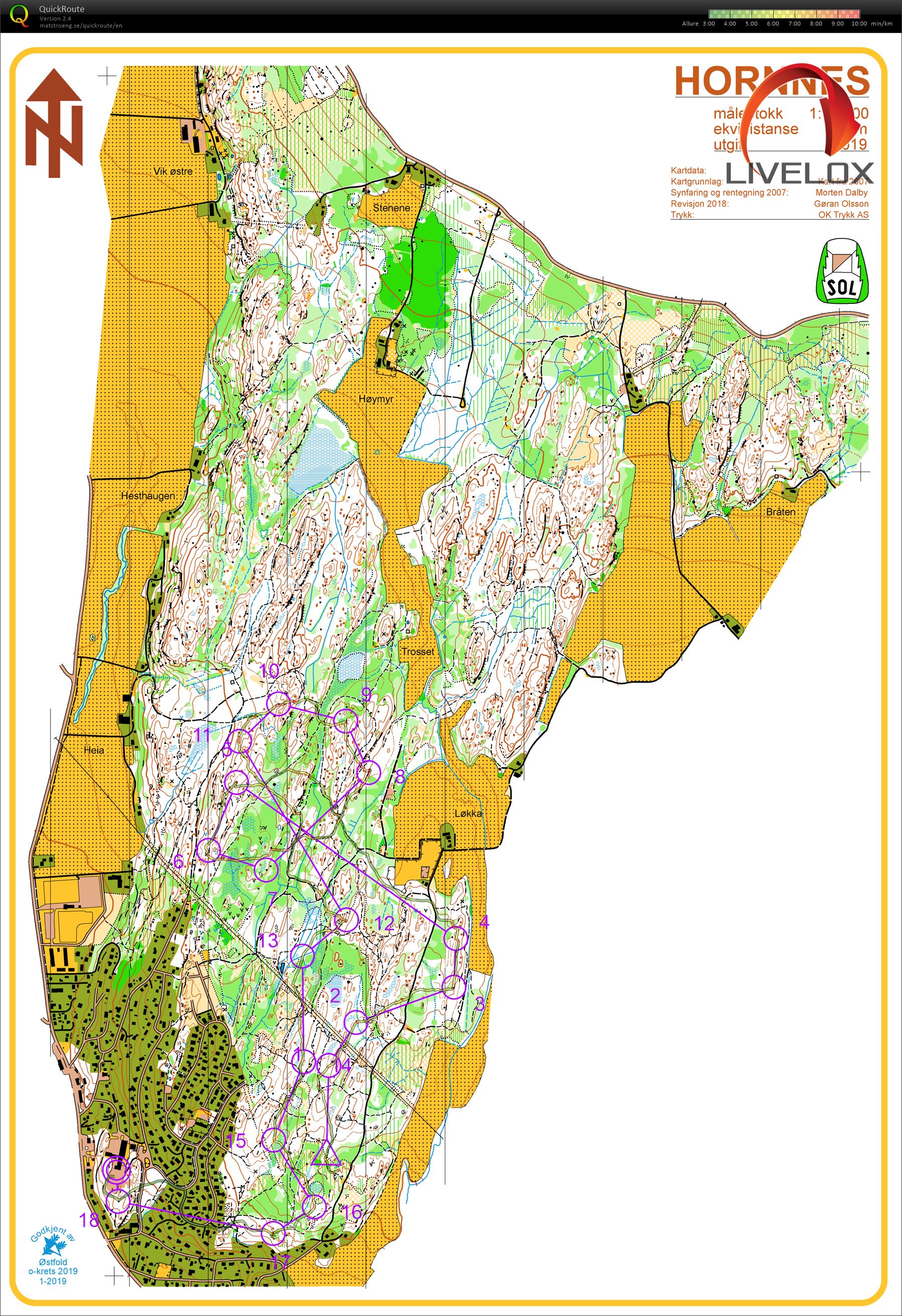 Norwegian Sprint middle (06.04.2019)
