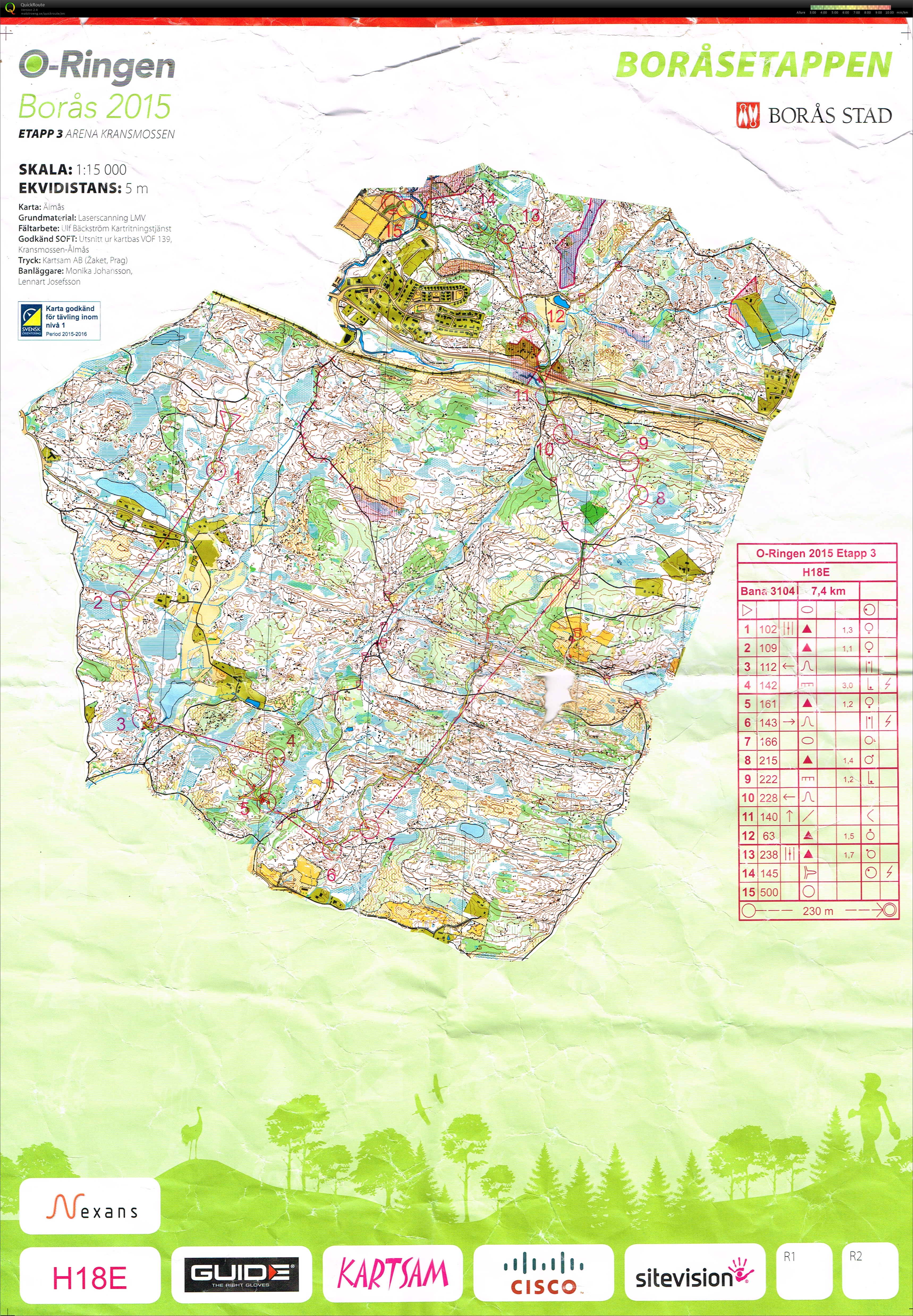O-Ringen 2015 Etape 3 (22.07.2015)