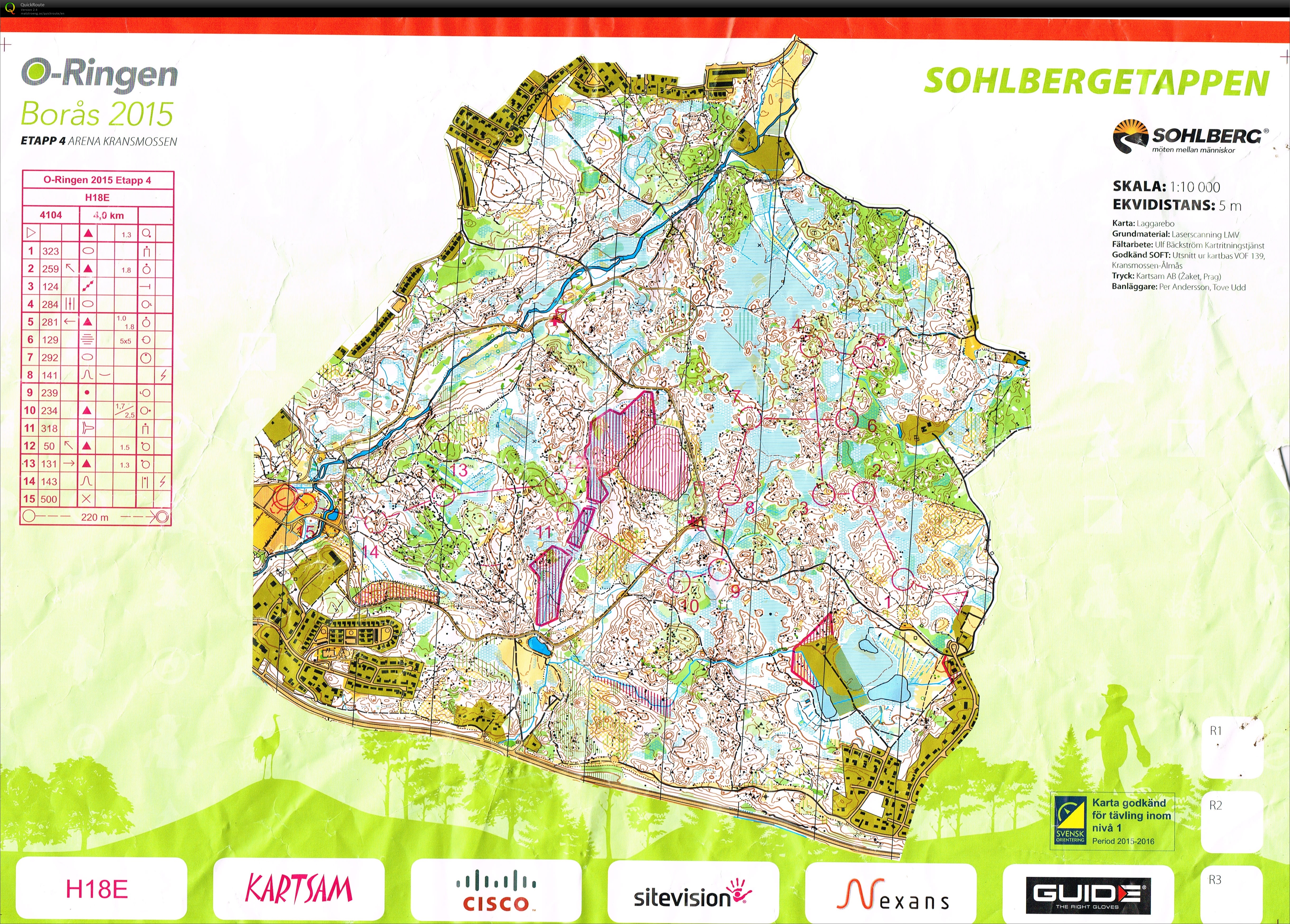 O-Ringen 2015 Etape 4 (23.07.2015)