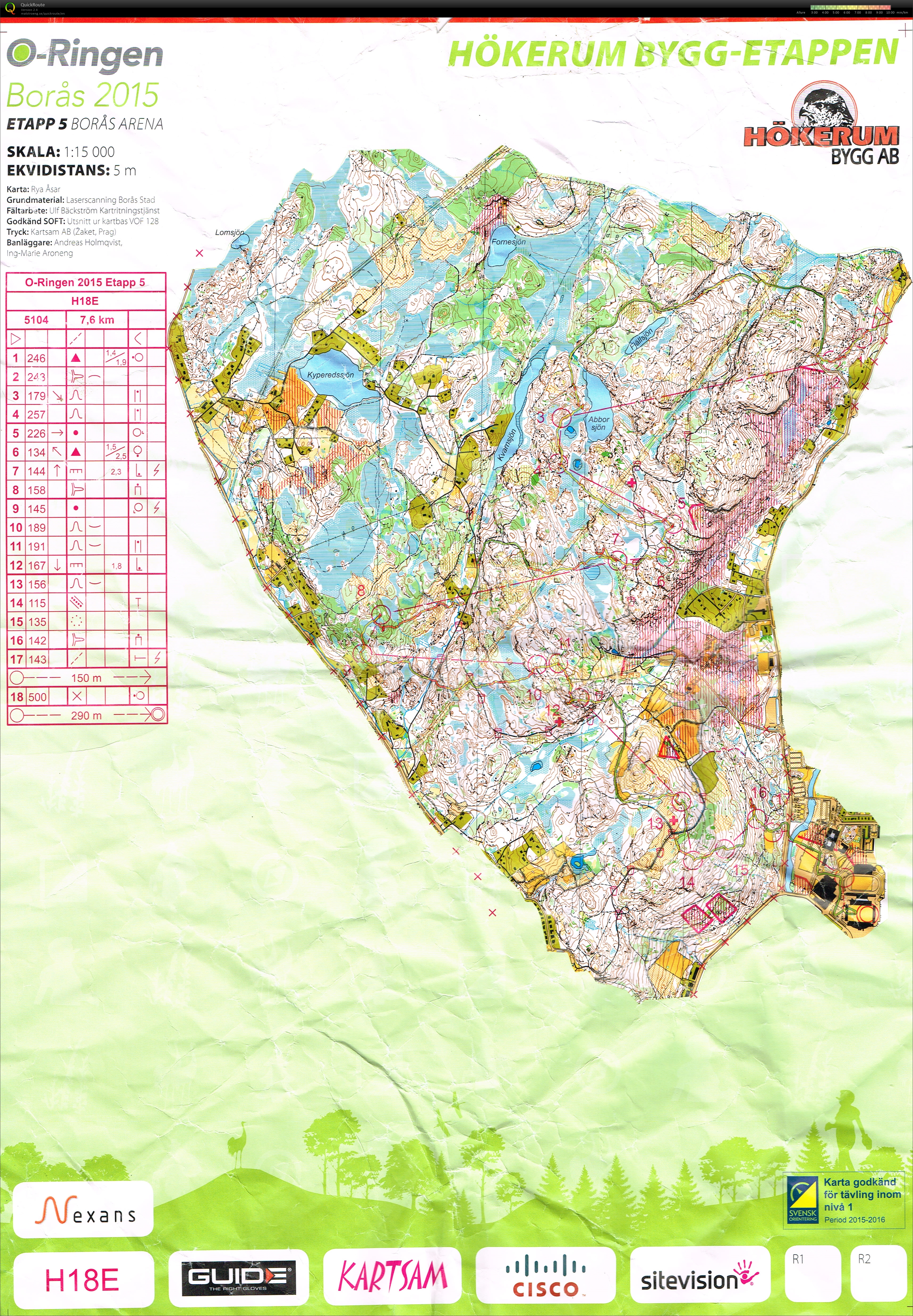 O-Ringen 2015 Etape 5 (24.07.2015)