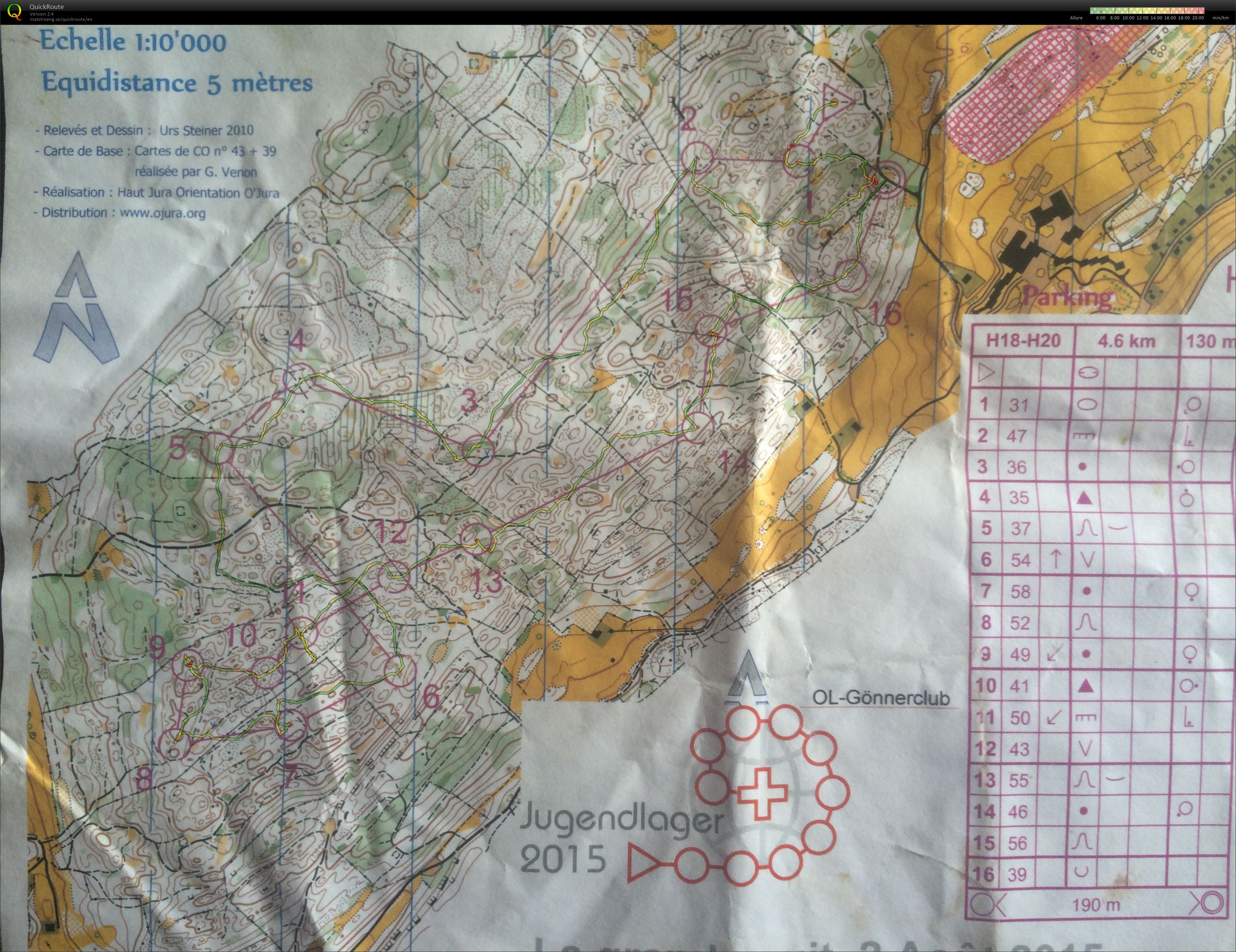 Jugendlager Nacht OL (02.08.2015)