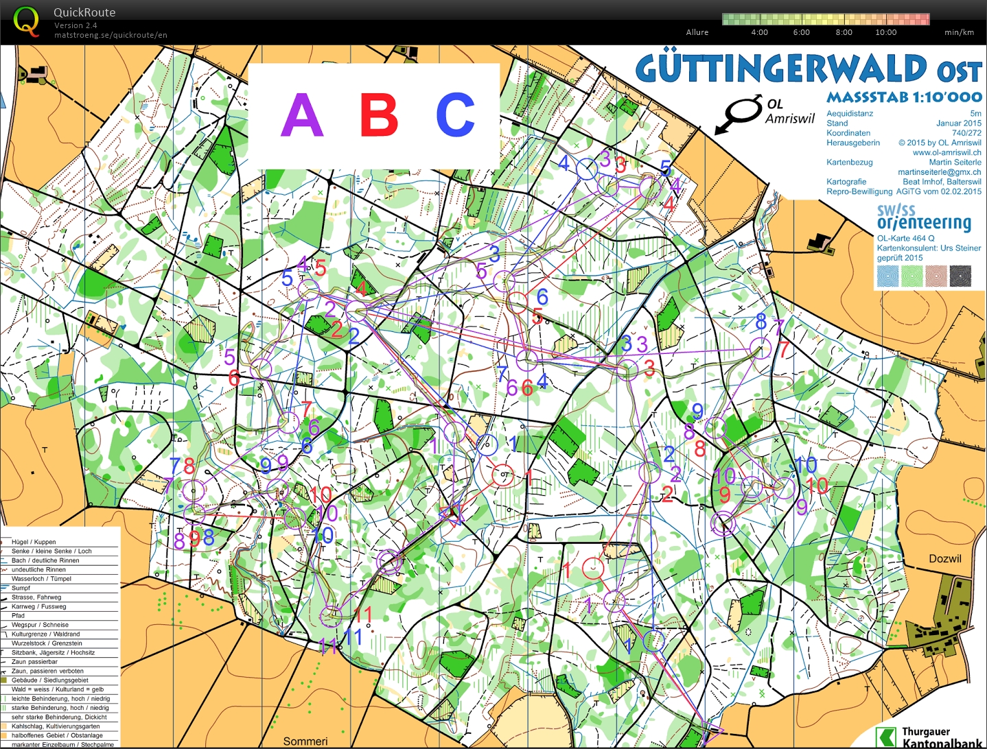 HTHS Départs par 3 / Boussole (21.02.2016)