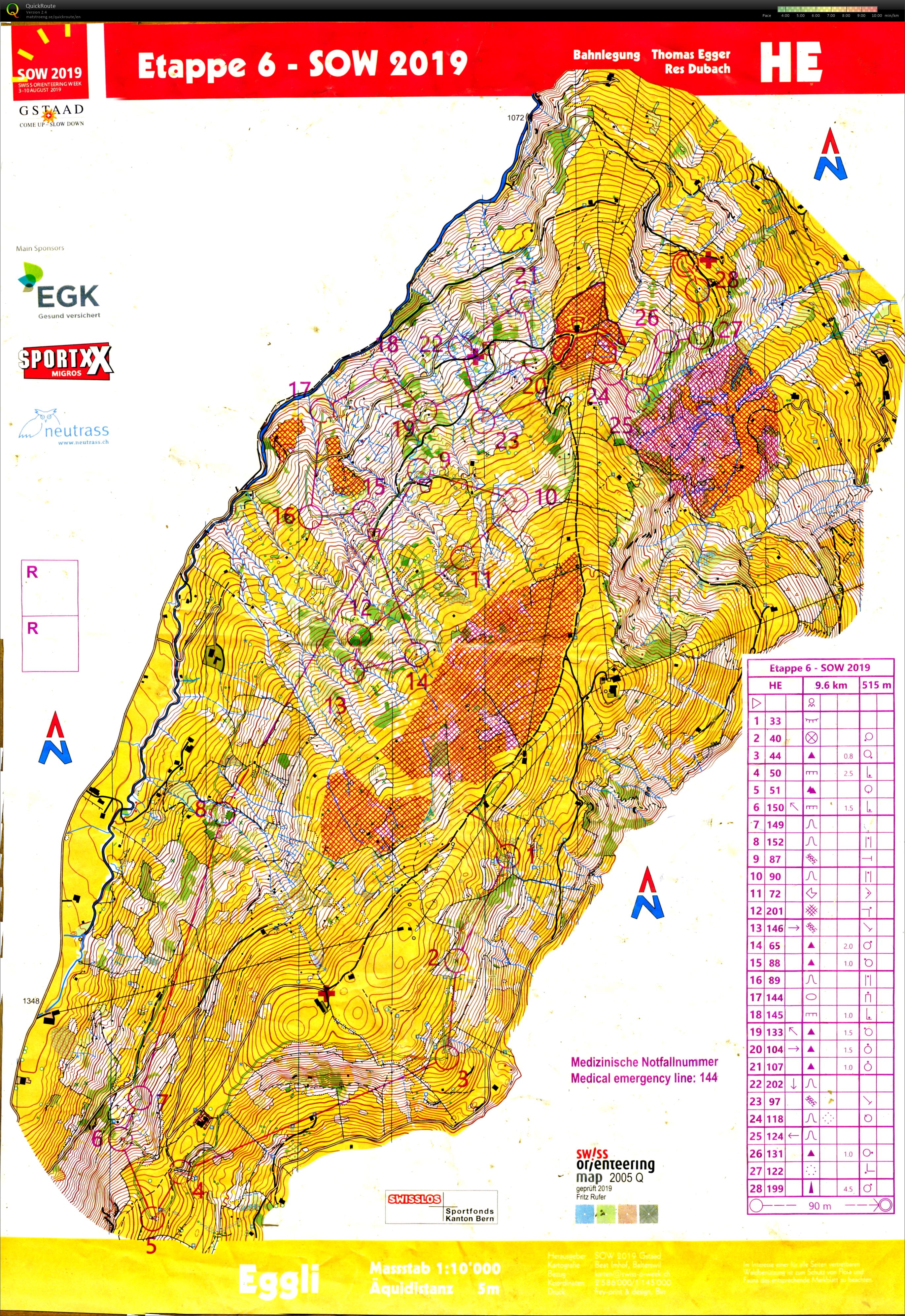 Swiss O Week - Etappe 6 (10.08.2019)