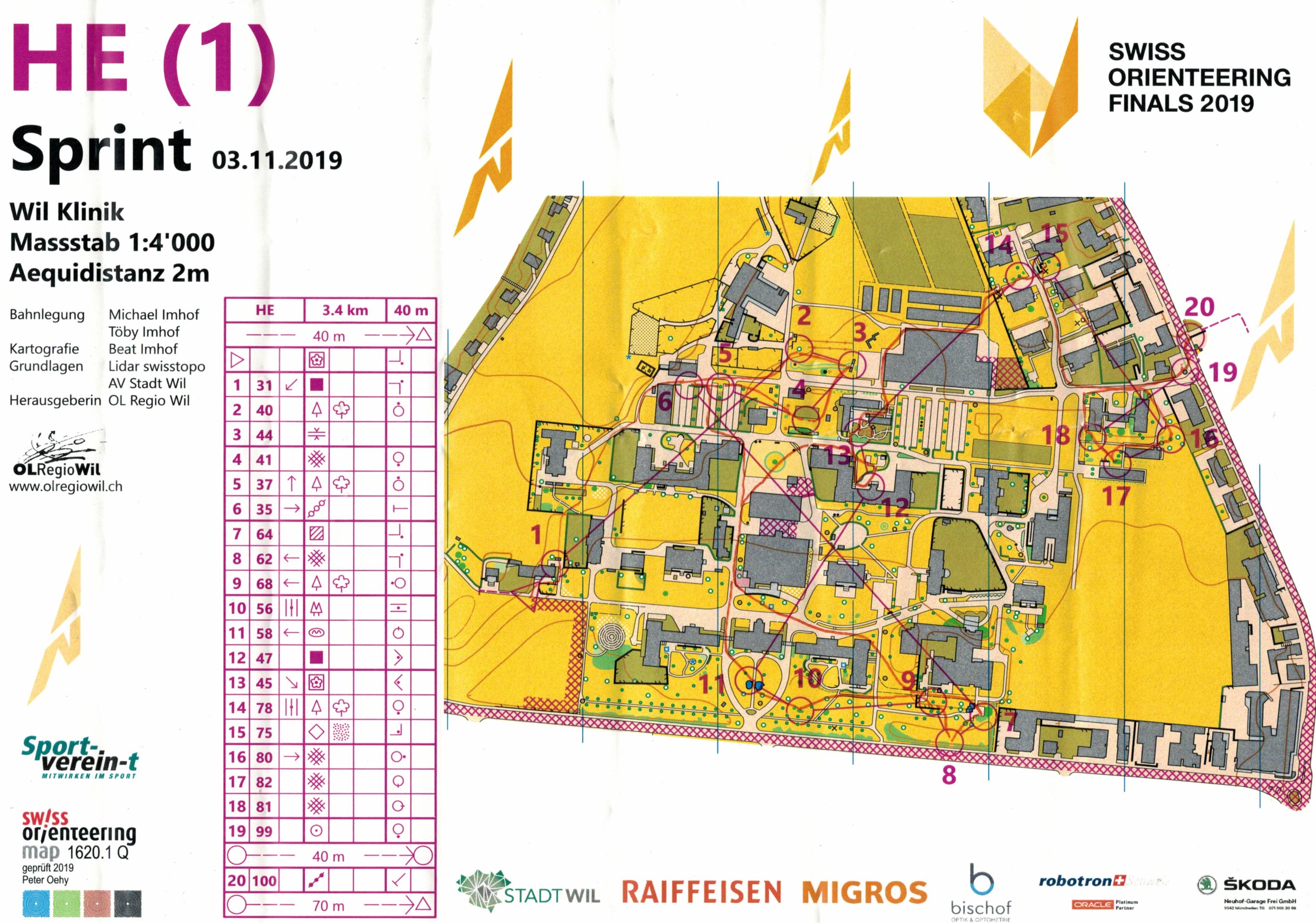 9. Nationaler OL - Part 1 (03.11.2019)