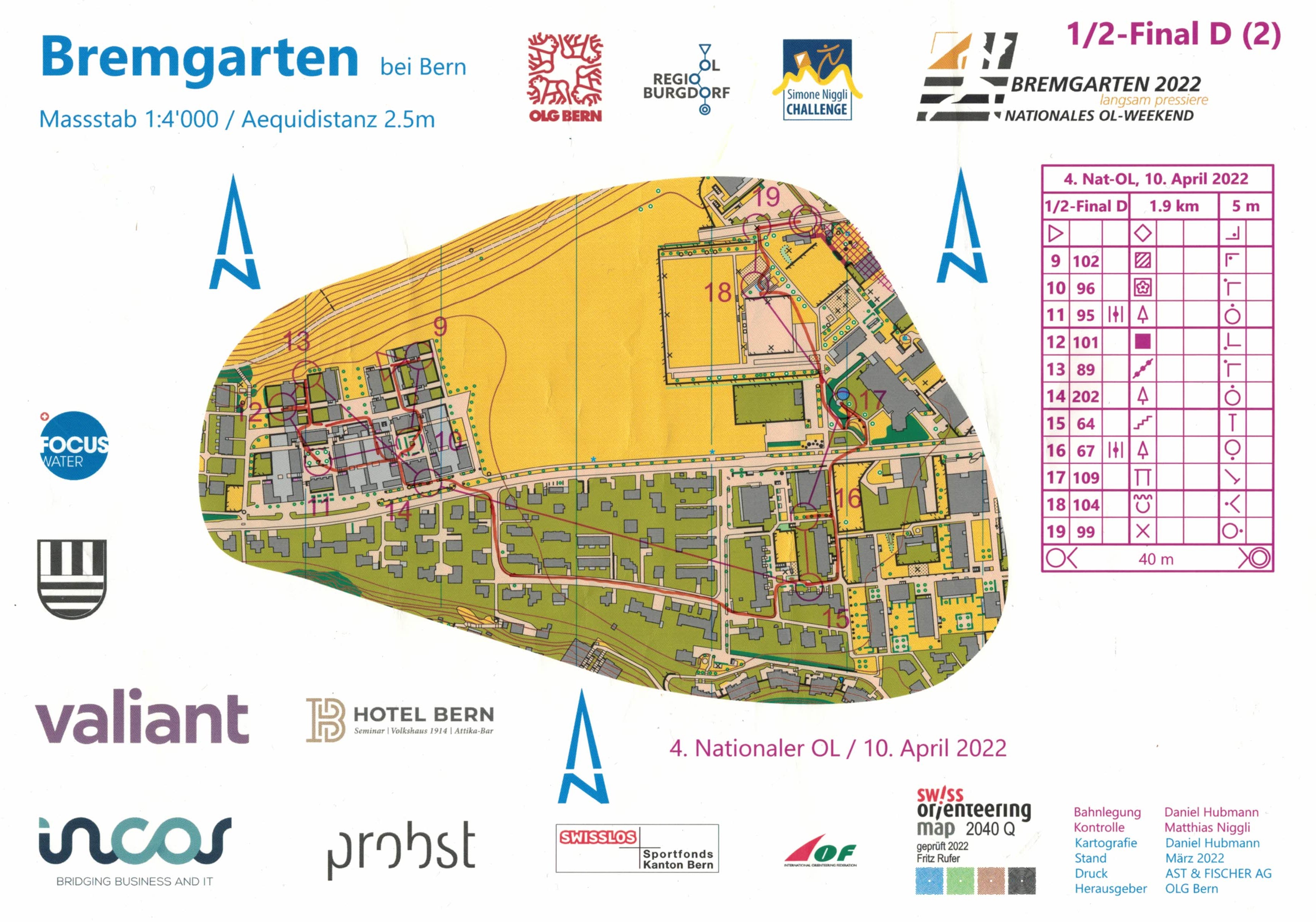 Bremgarten OL - KO Sprint - Semi Part 2 (10.04.2022)